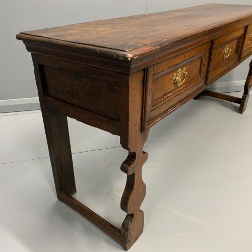 18TH CENTURY ENGLISH OAK DRESSER BASE - ADDITIONAL PHOTO 7