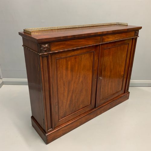 slim late georgian two door cabinet - CATEGORY: ANTIQUE SIDEBOARDS - DATED GEORGIAN