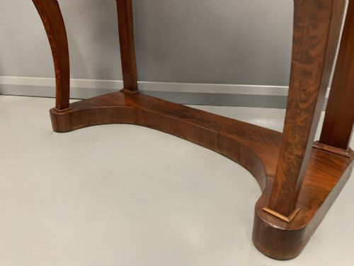 FRENCH EMPIRE MARBLE TOP CONSOLE TABLE WITH DRAWER - ADDITIONAL PHOTO 4