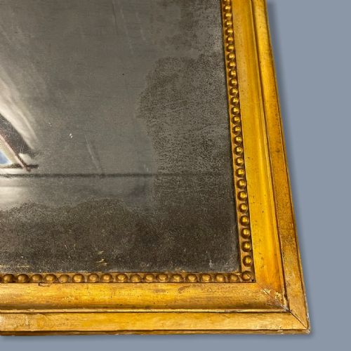 EARLY 19TH CENTURY FRENCH GILT MIRROR WITH GARLANDS - ADDITIONAL PHOTO 3