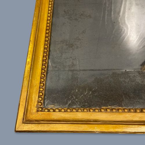 EARLY 19TH CENTURY FRENCH GILT MIRROR WITH GARLANDS - ADDITIONAL PHOTO 4