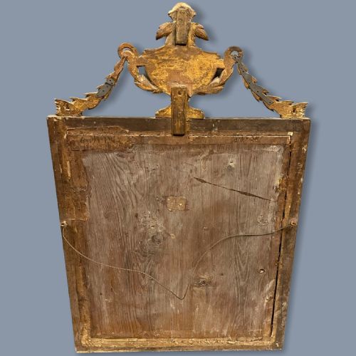 EARLY 19TH CENTURY FRENCH GILT MIRROR WITH GARLANDS - ADDITIONAL PHOTO 7