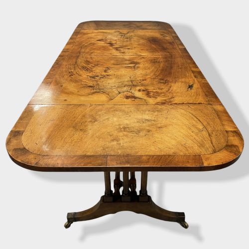 REGENCY FREESTANDING WALNUT SOFA TABLE - ADDITIONAL PHOTO 3