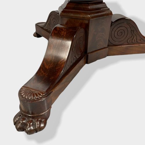 FRENCH MARBLE TOP EMPIRE GUERIDON CENTRE TABLE - ADDITIONAL PHOTO 1