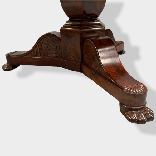 FRENCH MARBLE TOP EMPIRE GUERIDON CENTRE TABLE - ADDITIONAL PHOTO 3