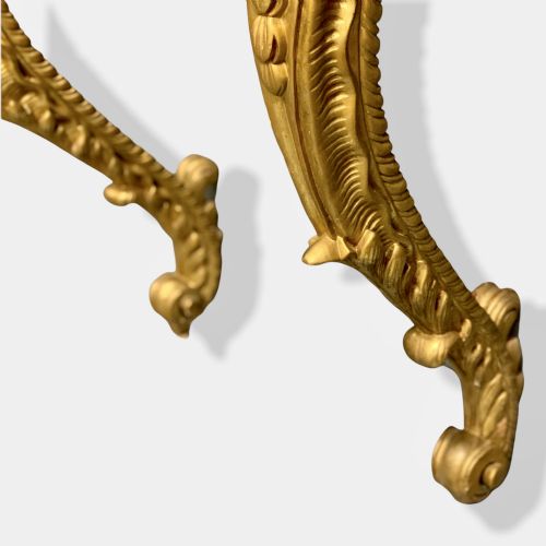PAIR OF FRENCH GILT CONSOLE TABLES - ADDITIONAL PHOTO 3