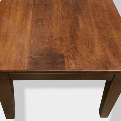 FRENCH CHERRYWOOD COFFEE TABLE WITH DRAWERS - ADDITIONAL PHOTO 1