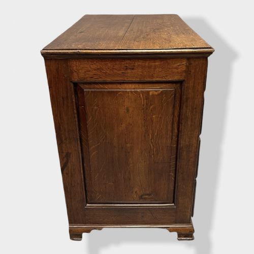 GEORGE II SMALL OAK CHEST OF DRAWERS - ADDITIONAL PHOTO 6