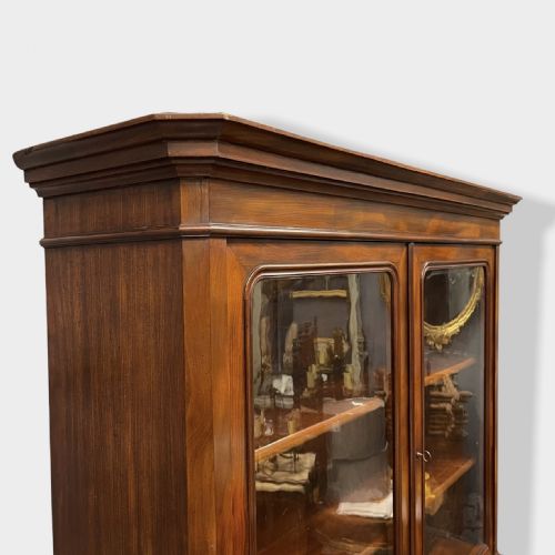 FRENCH MAHOGANY BUFFET DEUX CORPS - ADDITIONAL PHOTO 5