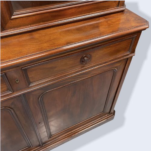 FRENCH MAHOGANY BUFFET DEUX CORPS - ADDITIONAL PHOTO 6