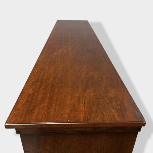 ENGLISH WALNUT AND EBONY DWARF BOOKCASE - ADDITIONAL PHOTO 4