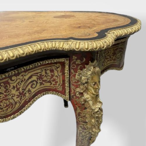 19TH CENTURY FRENCH BOULLE WORK CENTRE TABLE - ADDITIONAL PHOTO 4