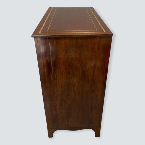 REGENCY MAHOGANY INLAID CHEST OF DRAWERS - ADDITIONAL PHOTO 8