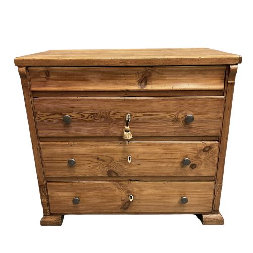 small 19th century continental chest of drawers - CATEGORY: ANTIQUE CHEST OF DRAWERS - DATED 19TH CENTURY