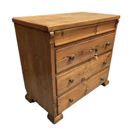 SMALL 19TH CENTURY CONTINENTAL CHEST OF DRAWERS - ADDITIONAL PHOTO 1