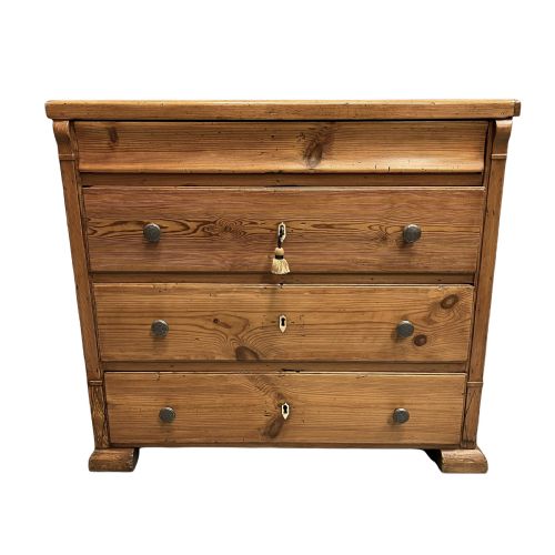 SMALL 19TH CENTURY CONTINENTAL CHEST OF DRAWERS - ADDITIONAL PHOTO 2