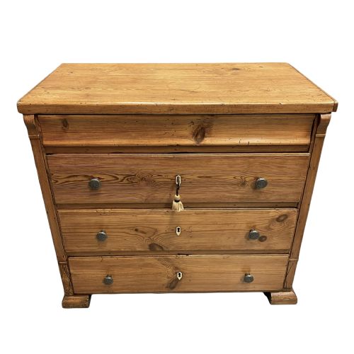 SMALL 19TH CENTURY CONTINENTAL CHEST OF DRAWERS - ADDITIONAL PHOTO 12