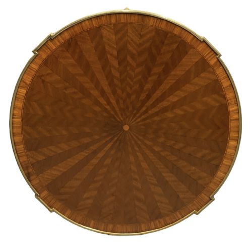 19TH CENTURY FRENCH SUNBURST GUERIDON TABLE - ADDITIONAL PHOTO 1