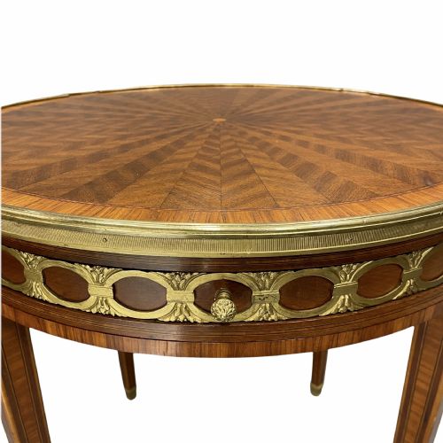 19TH CENTURY FRENCH SUNBURST GUERIDON TABLE - ADDITIONAL PHOTO 2