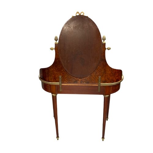 FRENCH BURR AMBOYNA AND MARBLE TOP DRESSING TABLE - ADDITIONAL PHOTO 8