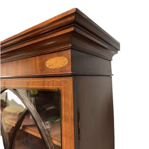 LATE GEORGIAN SECRETAIRE BOOKCASE - ADDITIONAL PHOTO 8