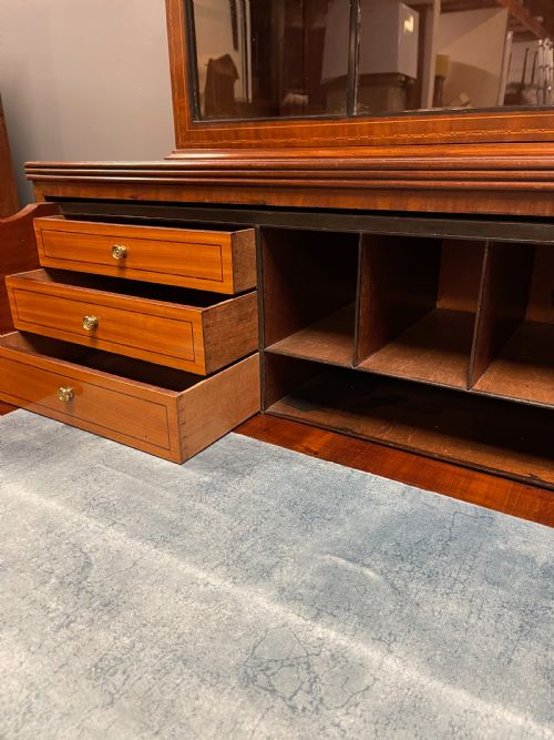 LATE GEORGIAN SECRETAIRE BOOKCASE - ADDITIONAL PHOTO 1