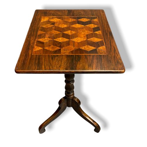 regency geometric tripod table - CATEGORY: ANTIQUE TABLES - DATED REGENCY