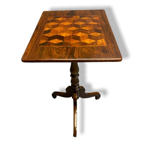 REGENCY GEOMETRIC TRIPOD TABLE - ADDITIONAL PHOTO 1