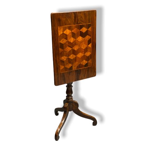 REGENCY GEOMETRIC TRIPOD TABLE - ADDITIONAL PHOTO 3