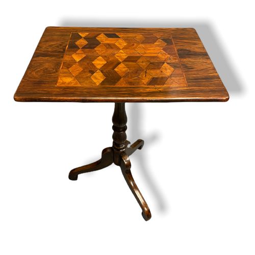 REGENCY GEOMETRIC TRIPOD TABLE - ADDITIONAL PHOTO 4