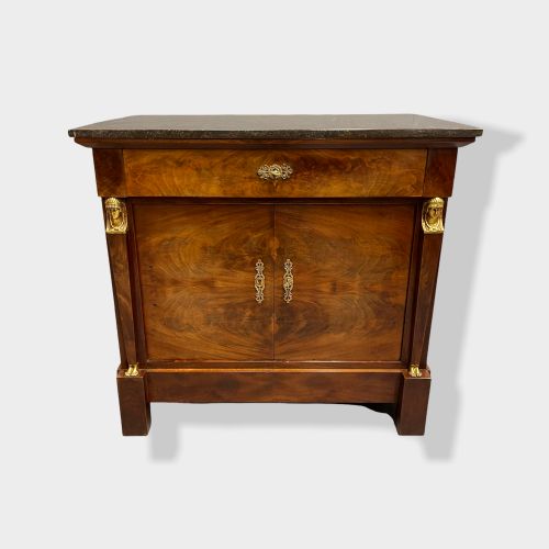 french empire commode a porte - CATEGORY: ANTIQUE CUPBOARDS - DATED 19TH CENTURY
