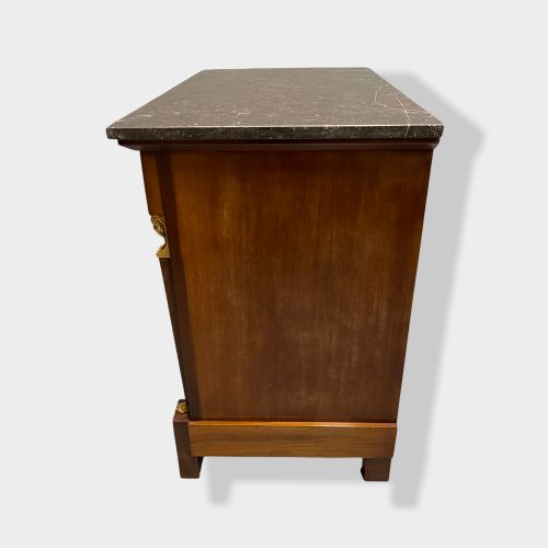 FRENCH EMPIRE COMMODE A PORTE - ADDITIONAL PHOTO 6