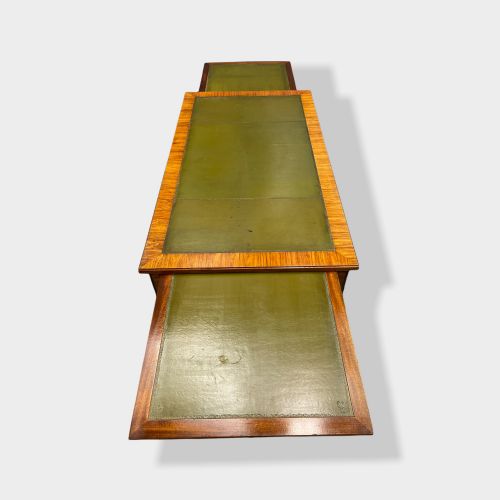 FRENCH EXTENDING FREE STANDING TULIPWOOD DESK - ADDITIONAL PHOTO 1
