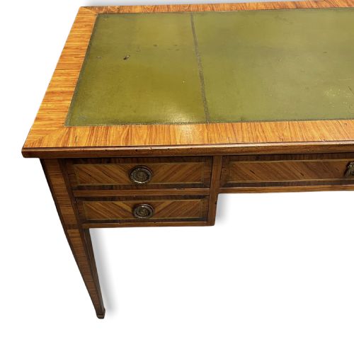 FRENCH EXTENDING FREE STANDING TULIPWOOD DESK - ADDITIONAL PHOTO 3