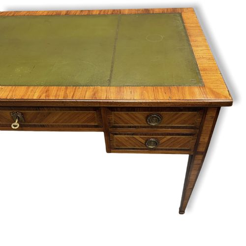 FRENCH EXTENDING FREE STANDING TULIPWOOD DESK - ADDITIONAL PHOTO 5