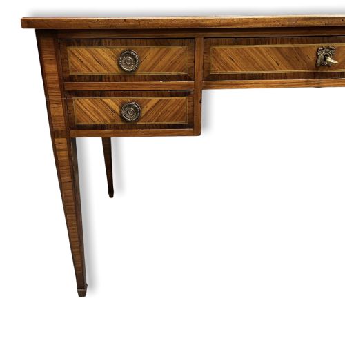 FRENCH EXTENDING FREE STANDING TULIPWOOD DESK - ADDITIONAL PHOTO 6