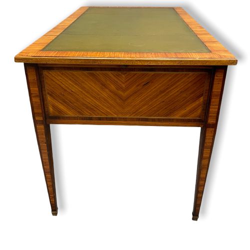 FRENCH EXTENDING FREE STANDING TULIPWOOD DESK - ADDITIONAL PHOTO 7