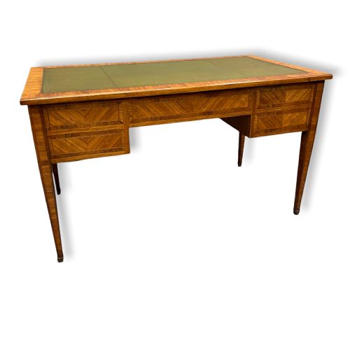 FRENCH EXTENDING FREE STANDING TULIPWOOD DESK - ADDITIONAL PHOTO 9