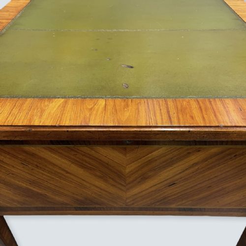 FRENCH EXTENDING FREE STANDING TULIPWOOD DESK - ADDITIONAL PHOTO 11