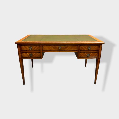FRENCH EXTENDING FREE STANDING TULIPWOOD DESK - ADDITIONAL PHOTO 2