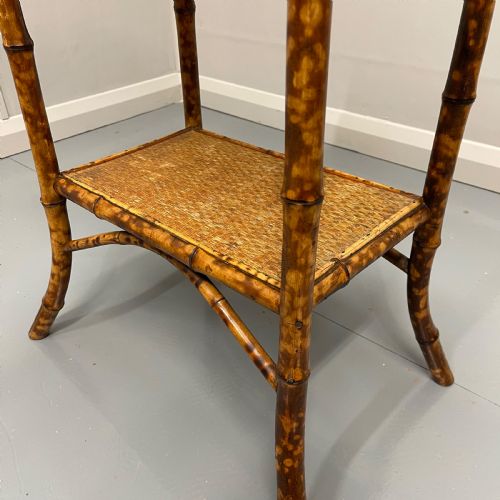 VICTORIAN LACQUERED BAMBOO SIDE TABLE - ADDITIONAL PHOTO 5