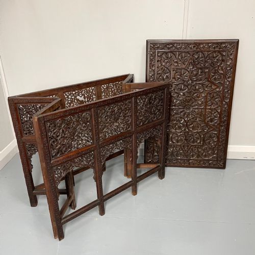 ANGLO INDIAN TEAK FOLDING SIDE TABLE - ADDITIONAL PHOTO 1