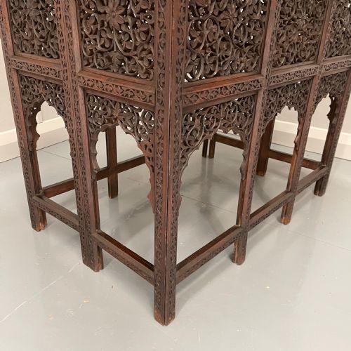 ANGLO INDIAN TEAK FOLDING SIDE TABLE - ADDITIONAL PHOTO 6
