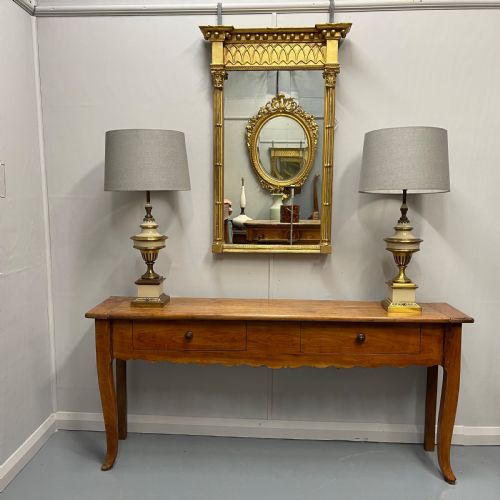 REGENCY GILT PIER MIRROR WITH CLUSTER COLUMNS - ADDITIONAL PHOTO 6