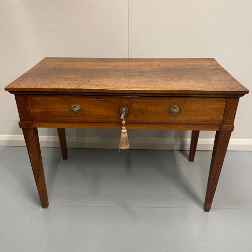 FRENCH PROVINCIAL EMPIRE FRUITWOOD INLAID DESK - ADDITIONAL PHOTO 1