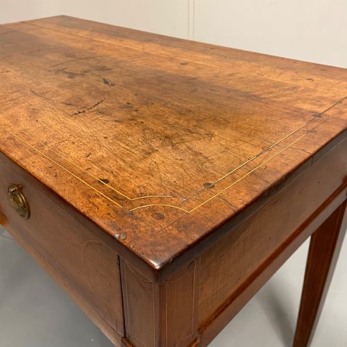 FRENCH PROVINCIAL EMPIRE FRUITWOOD INLAID DESK - ADDITIONAL PHOTO 8