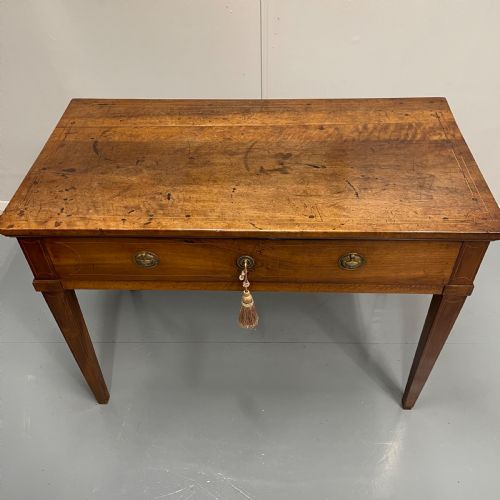 FRENCH PROVINCIAL EMPIRE FRUITWOOD INLAID DESK - ADDITIONAL PHOTO 12