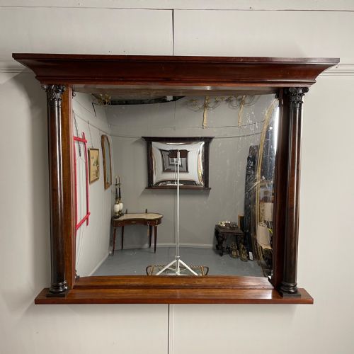 LARGE PAIR OF LATE REGENCY OVERMANTLE MIRRORS - ADDITIONAL PHOTO 6