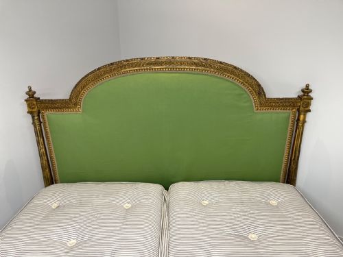 ANTIQUE FRENCH KINGSIZE GILT BED - ADDITIONAL PHOTO 6