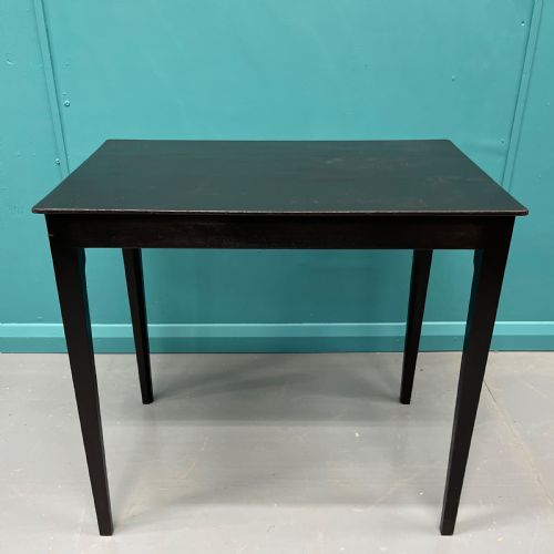 ebonised georgian taper leg side table - CATEGORY: ANTIQUE TABLES - DATED 19TH CENTURY